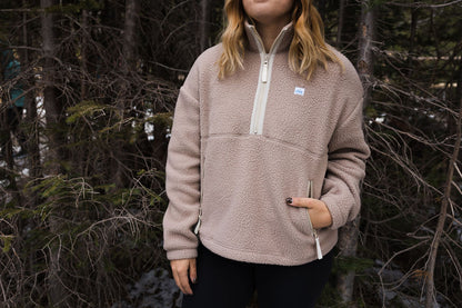 Apres Pullover - Women's 1/4 Zip (Mocha)