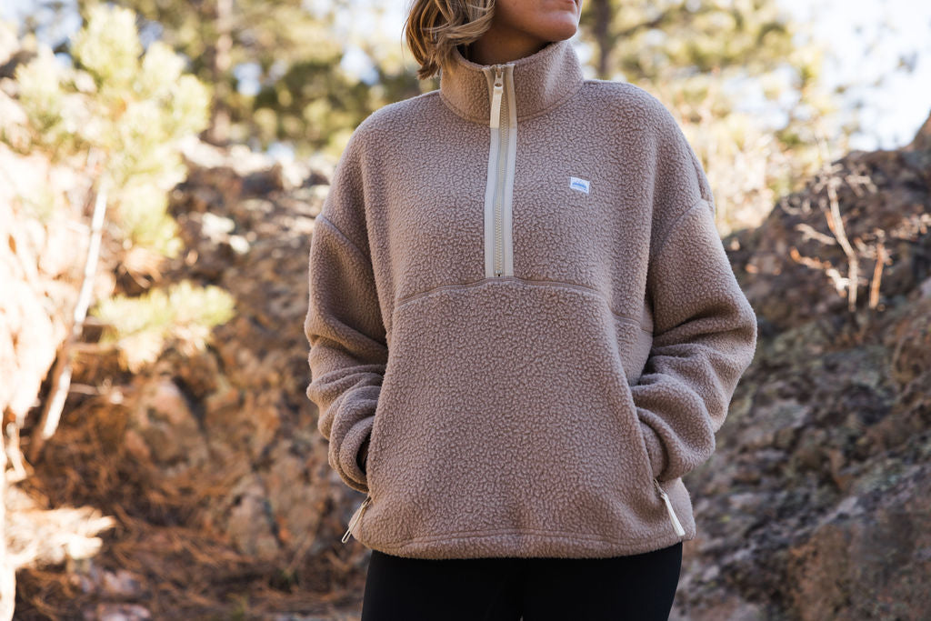 Apres Pullover - Women's 1/4 Zip (Mocha)