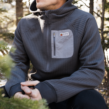 Men's Waffle Tech Hoodie (Carbon)