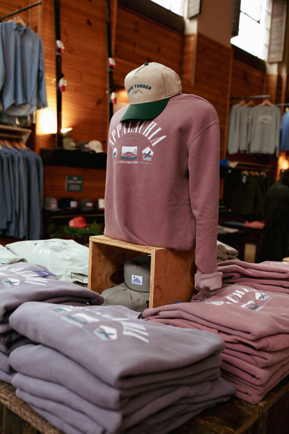 90's Appalachia Crewneck (Cranberry)