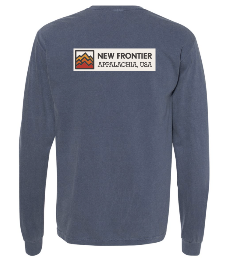 NF Badge Long Sleeve - Denim Blue