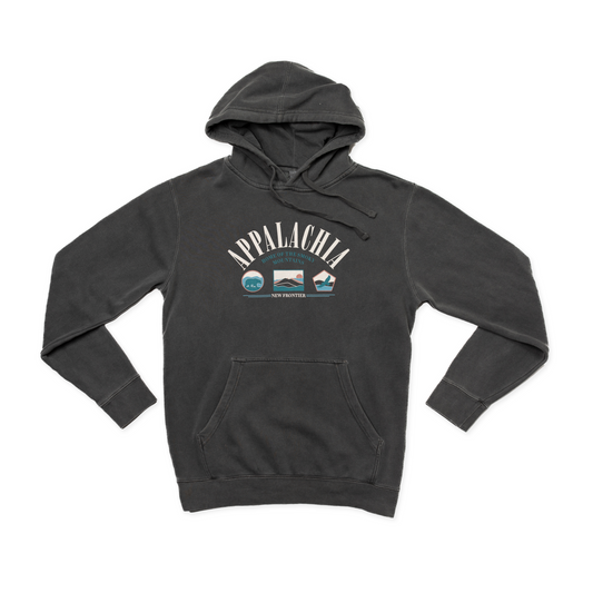 90's Appalachia Hoodie (Charcoal)