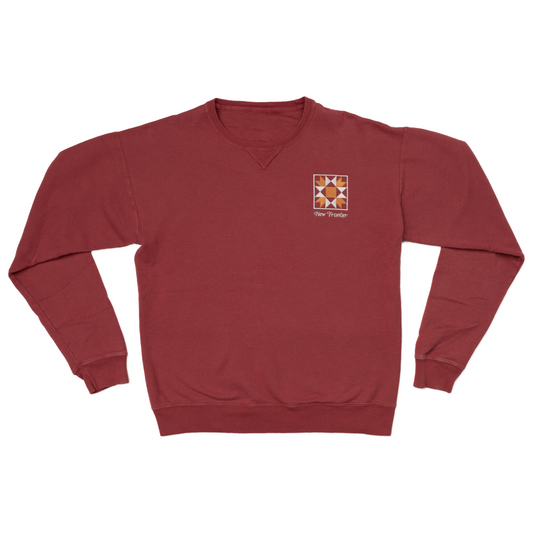 Quilt Patch Crewneck (Apple)