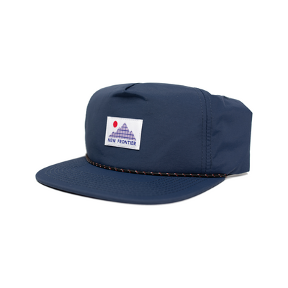 Mountain Modern Snapback Hat (Navy)