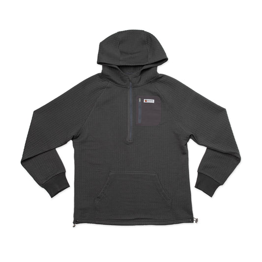 Men's Waffle Tech Hoodie (Carbon)