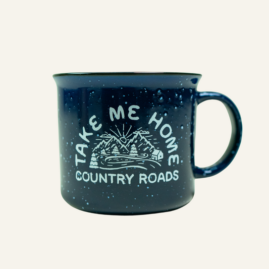 Country Roads Mug (Navy)