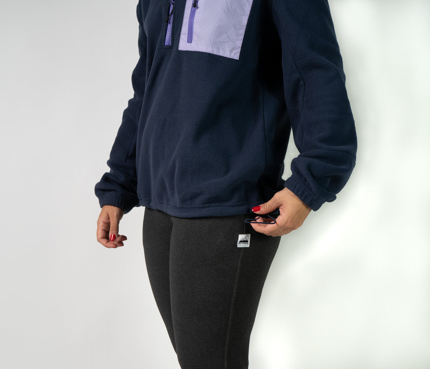 Women's Pullover - Deep Zip (Midnight)