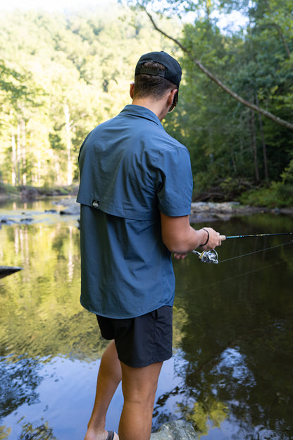 Mountain Tech Shirt (Space Blue)